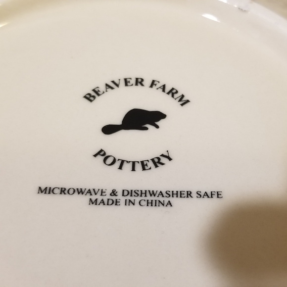 Beaver Farm Pottery Serving tray, bowl & pitcher. - Picture 4 of 4